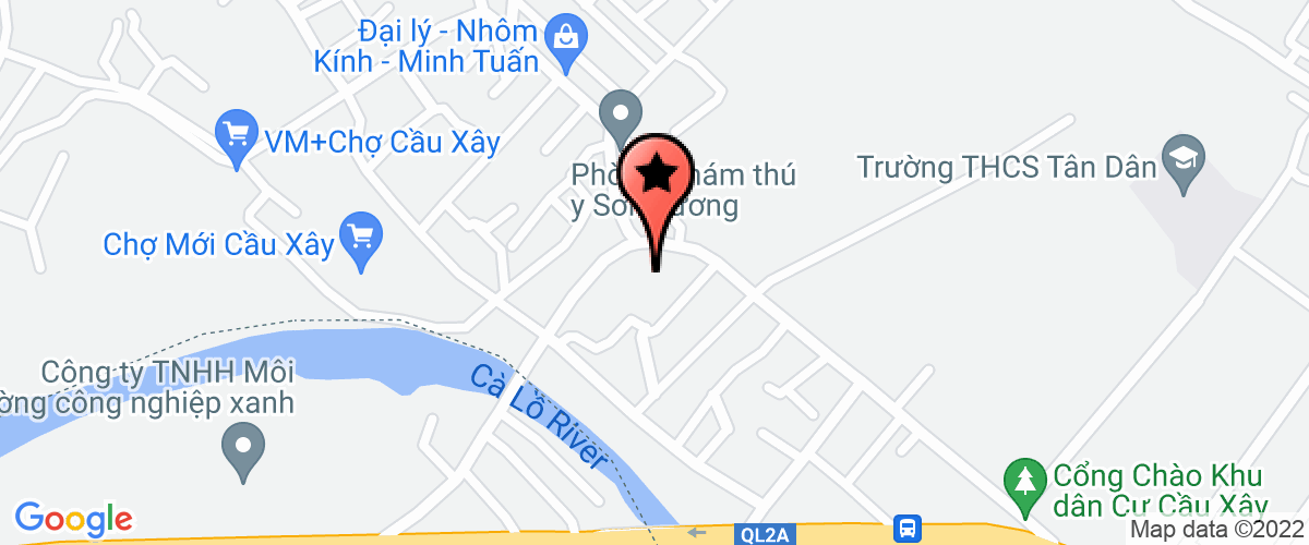 Bản đồ đến Công ty TNHH thương mại tổng hợp Giang Nam