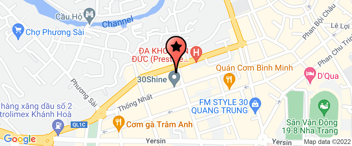 Map go to TM DV Mien Nhiet Doi Nha Trang And Company Limited