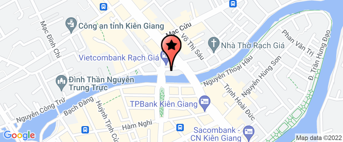 Map go to Ban Ton Giao Kien Giang Province