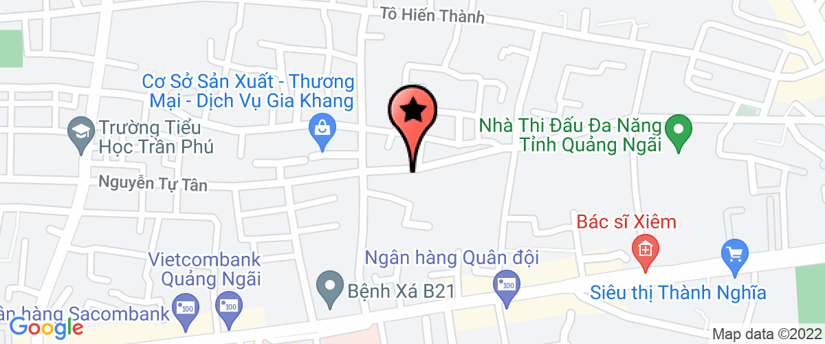 Map go to Benh Vien Mat Cao Quang Ngai Technical Company Limited