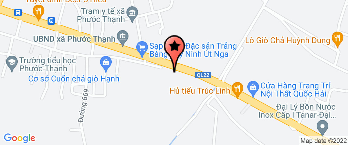 Map go to Thien Y General Clinic Company Limited
