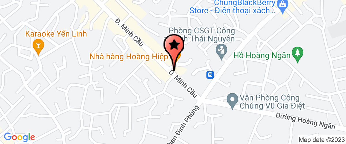 Map go to co phan khoang san Thu Do Company