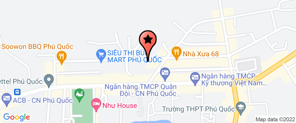 Bản đồ đến Công Ty TNHH Thương Mại Dịch Vụ T T H Phú Quốc