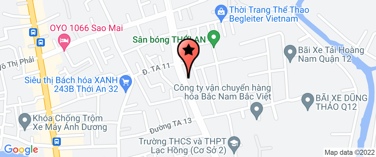 Map go to Viet Nhat Agriculture And Forestry Investment Company Limited