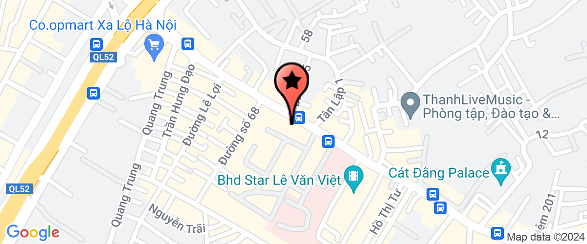 Map go to Le Thinh Services Trading Company Limited