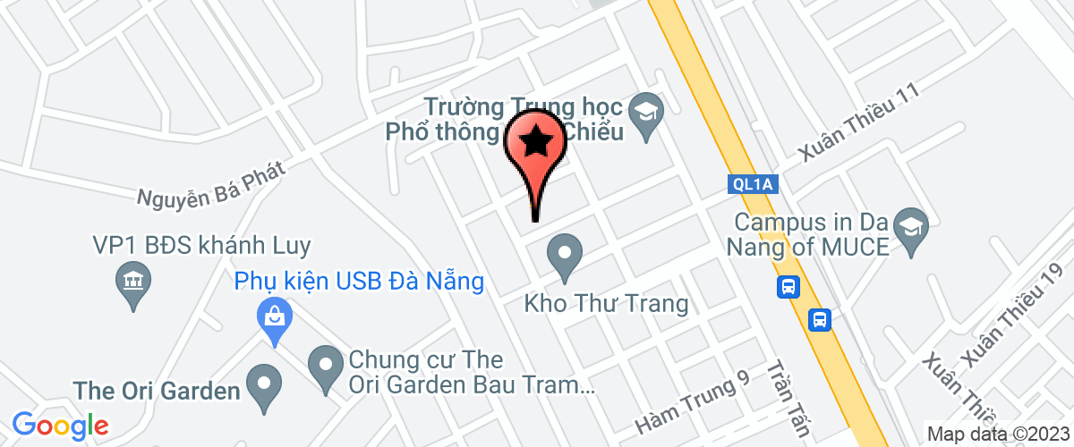 Map go to Inox Nhat Linh Company Limited
