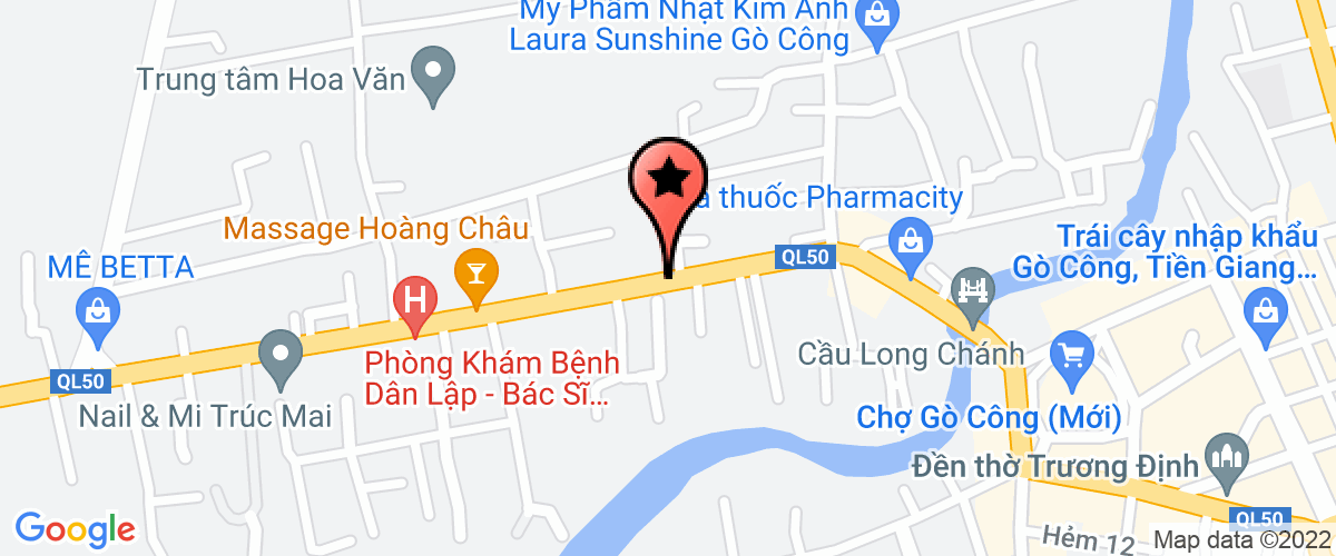 Map go to Tien Giang Joint Stock Green Energy Tourist