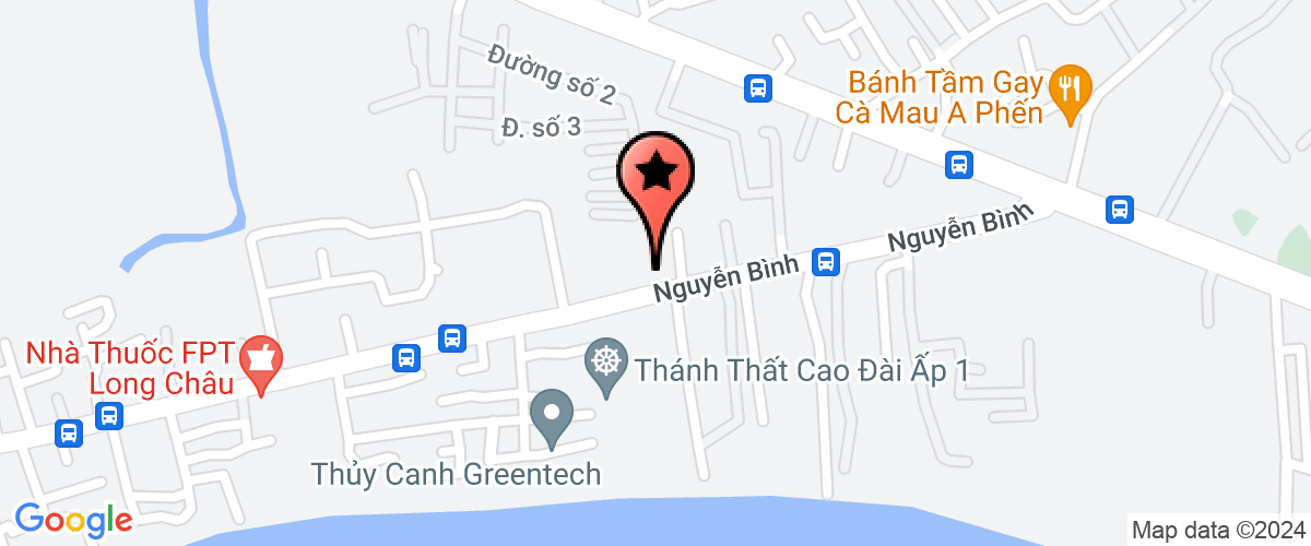 Map go to Lap Dat Kinh Hoang Tien Dat Aluminium Construction Company Limited