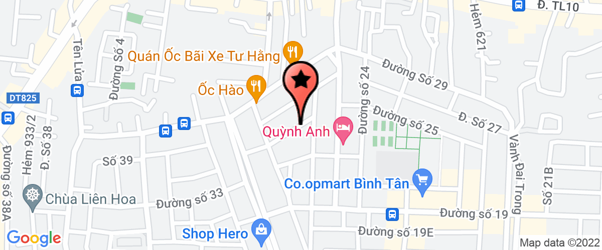 Map go to Vịnh Long Company Limited