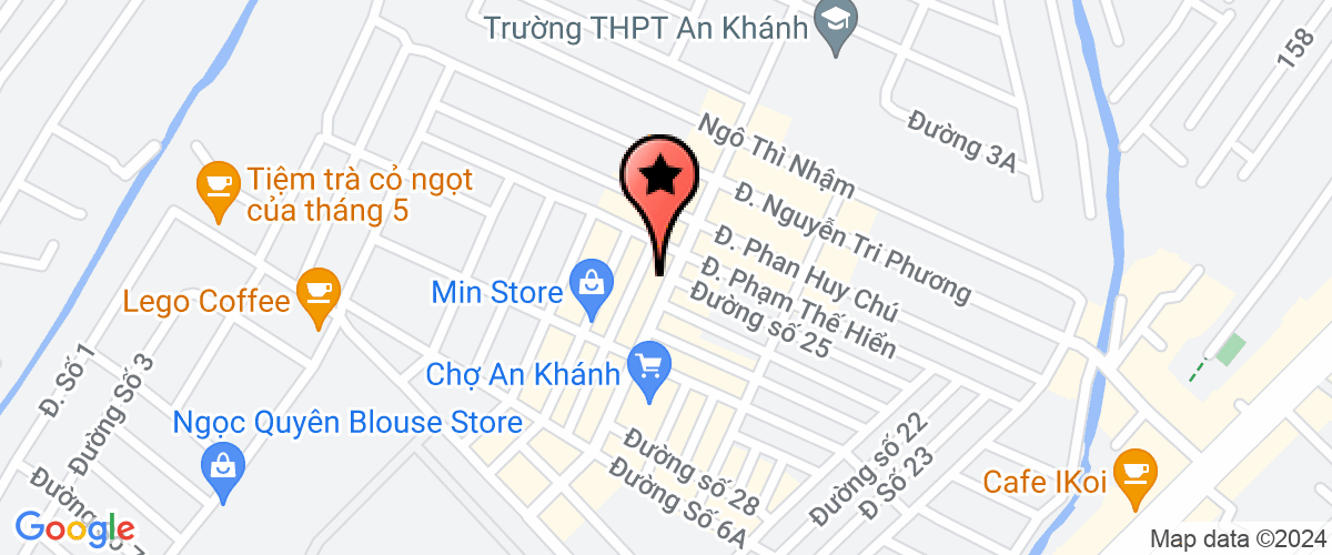 Map go to Dang Cap Dong Bang Song Cuu Long Company Limited