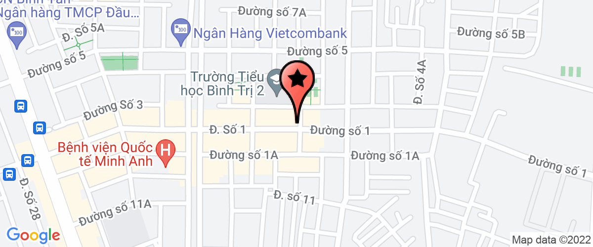 Map go to Truc Thien Service Company Limited