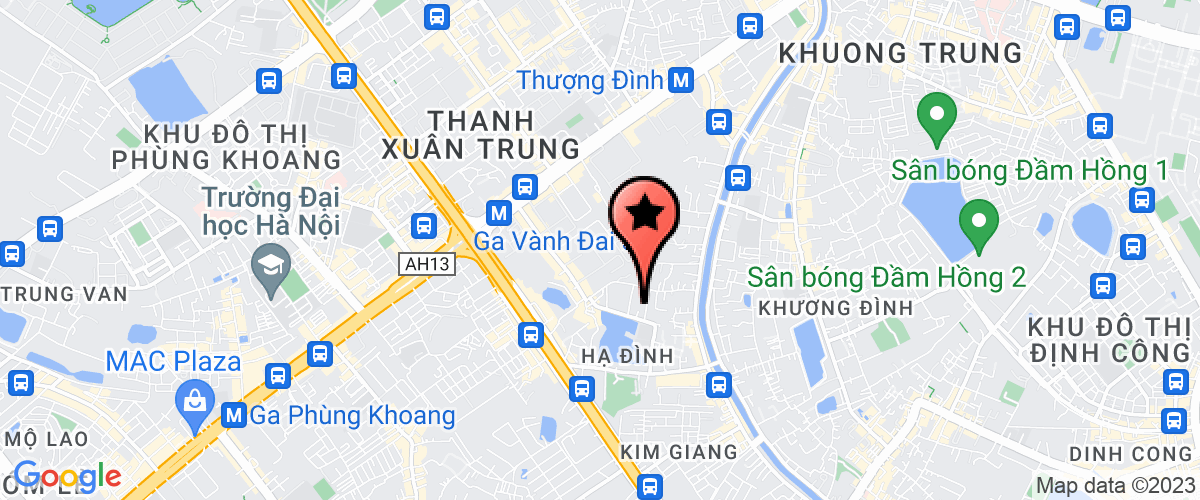Map go to Thanh Tri Sport Joint Stock Company