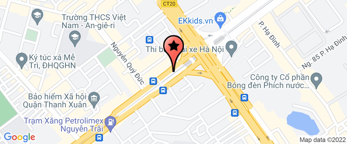 Map go to Thuy Ha Commercial Im-Export Joint Stock Company