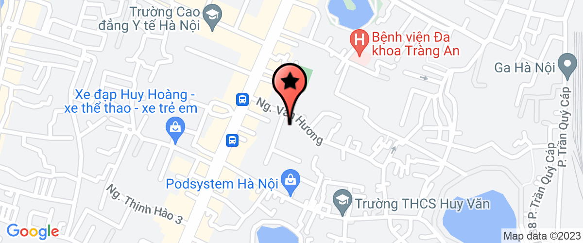 Map go to Trang An Service Business And Trading Production Company Limited