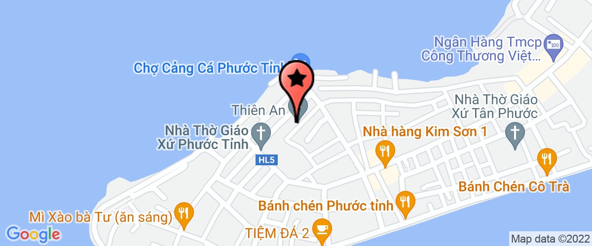 Map go to Tan Hong Tien Production Company Limited