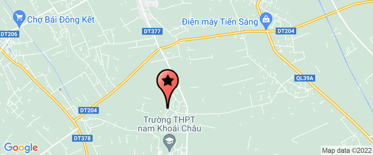 Map go to co phan thuong mai va xay dung Thien Ha Company