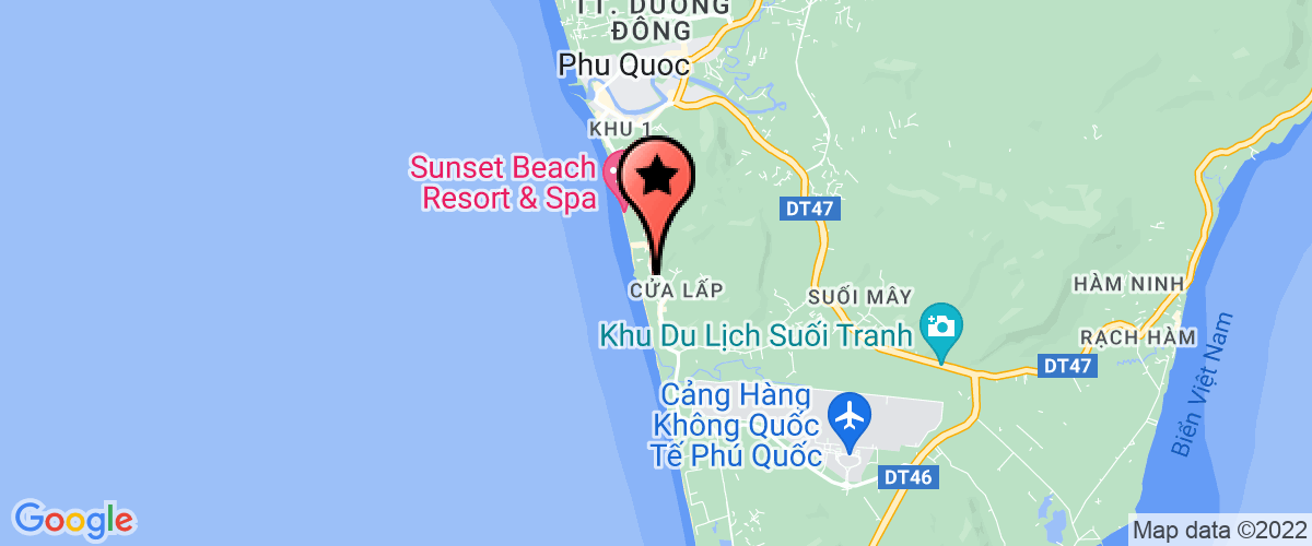 Map go to Song Ngoc Phu Quoc Private Enterprise