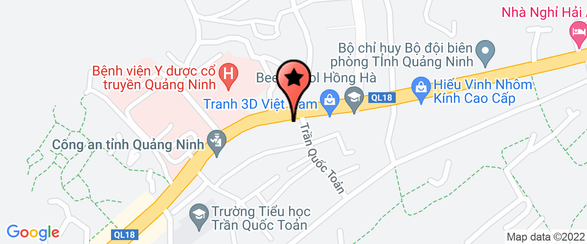 Bản đồ đến Công Ty TNHH Sản Xuất Và Thương Mại Tân Vũ Quảng Ninh