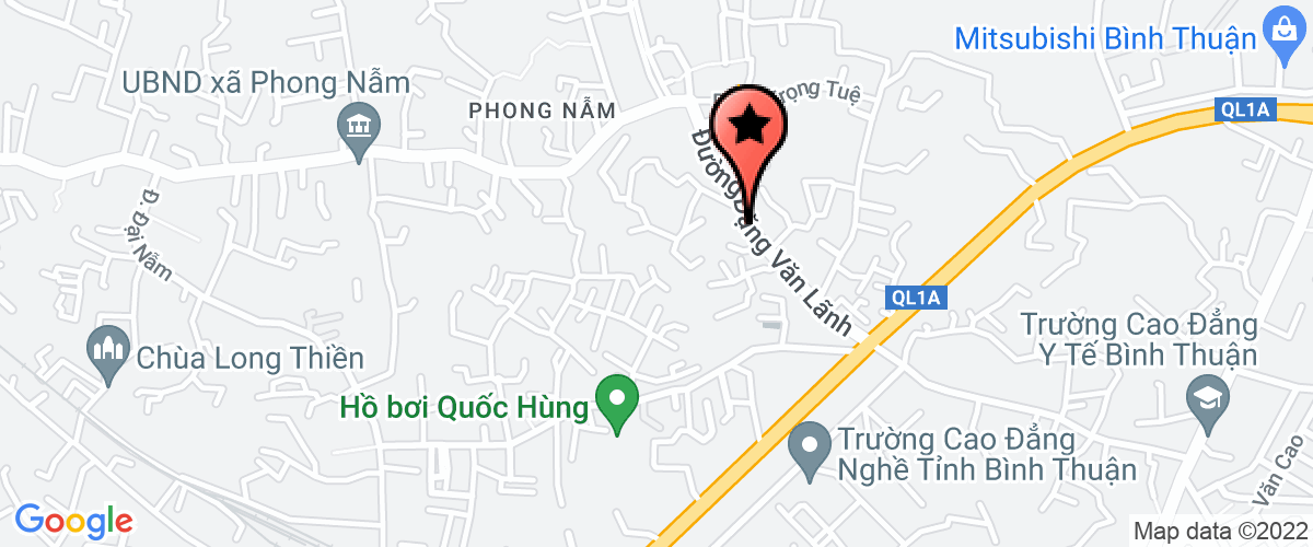 Bản đồ đến UBND Xã Phong Nẫm