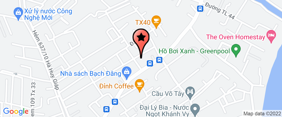 Map go to Thu Nghiem Bach Khoa Research Center