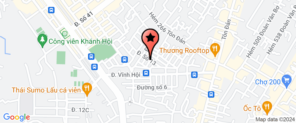 Map go to Khoi Dinh Trading Service and Construction Company Limited
