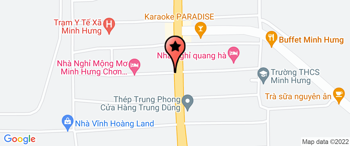 Map go to Minh Thien Binh Phuoc Company Limited