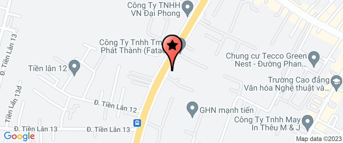 Map go to Truong Thach Production Trading Company Limited