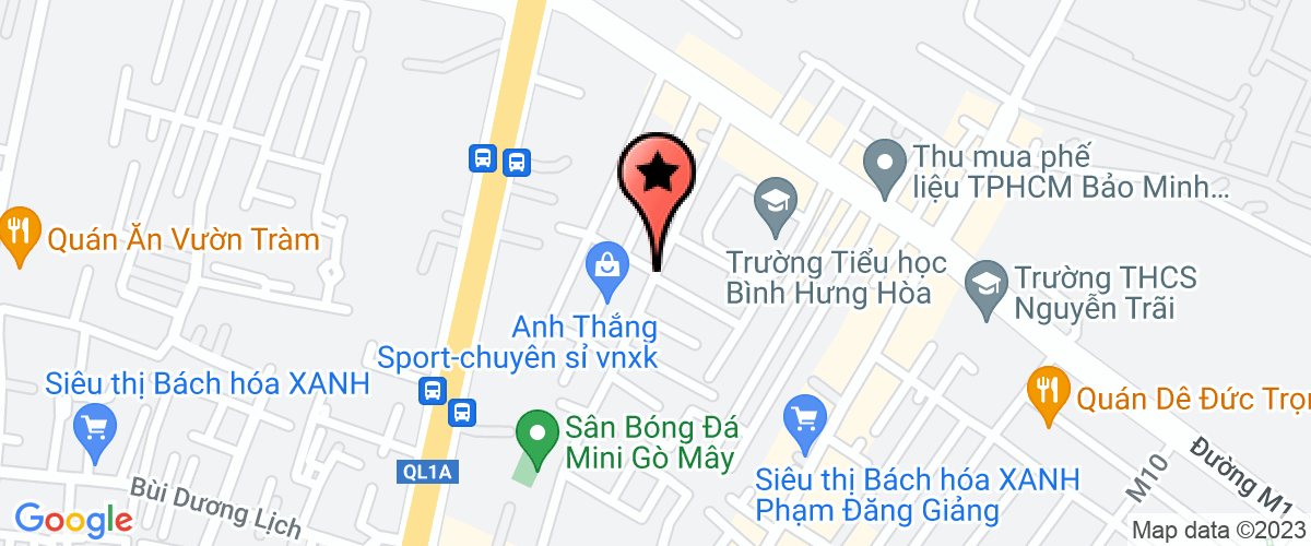 Bản đồ đến Công Ty TNHH Công Nghệ Việt ý