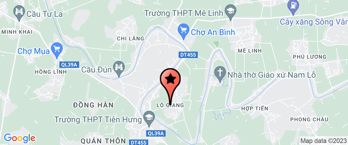Bản đồ đến Uỷ ban nhân dân xã Lô Giang