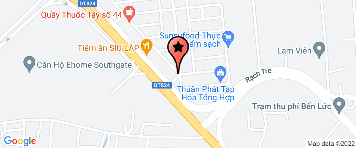 Map go to Thien Van Nguyen Company Limited