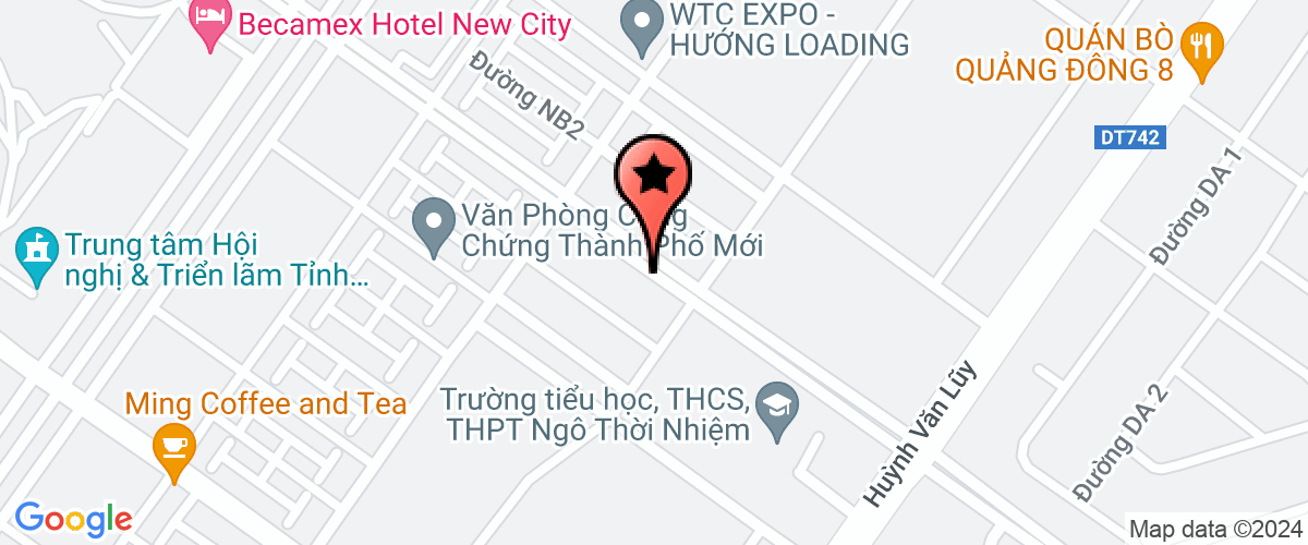 Bản đồ đến Công Ty TNHH Shengming