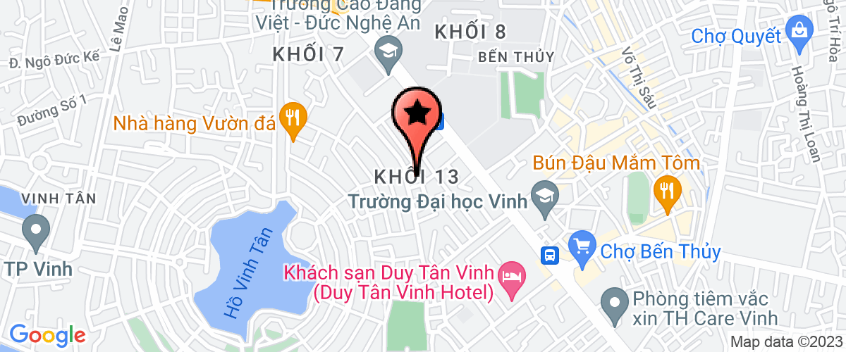 Map go to Nha Sach Hung Manh Private Enterprise