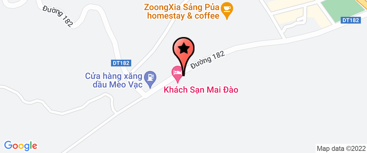 Map go to Toa an nhan dan Meo Vac District