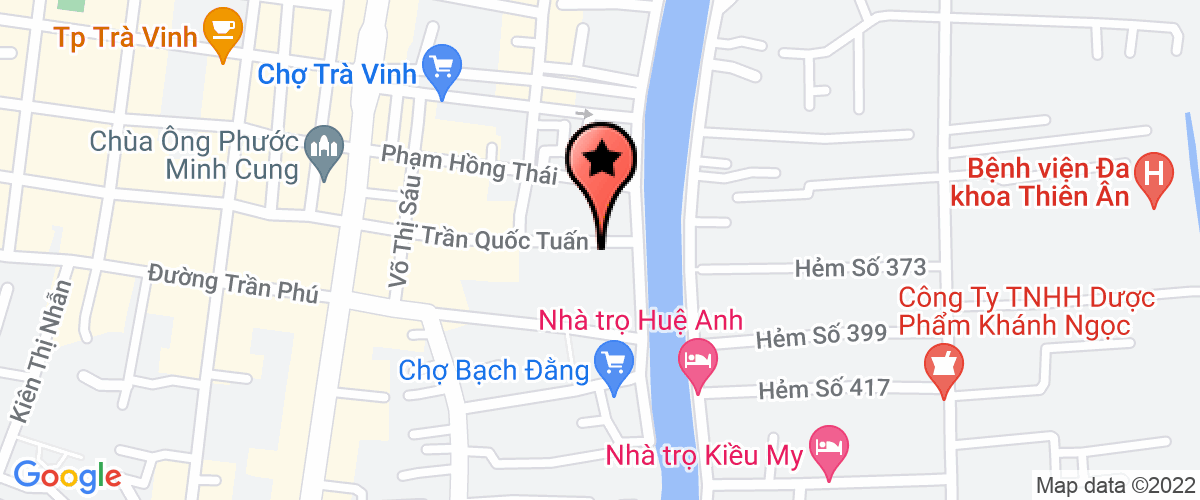 Map go to Trang Phu Thinh Private Enterprise