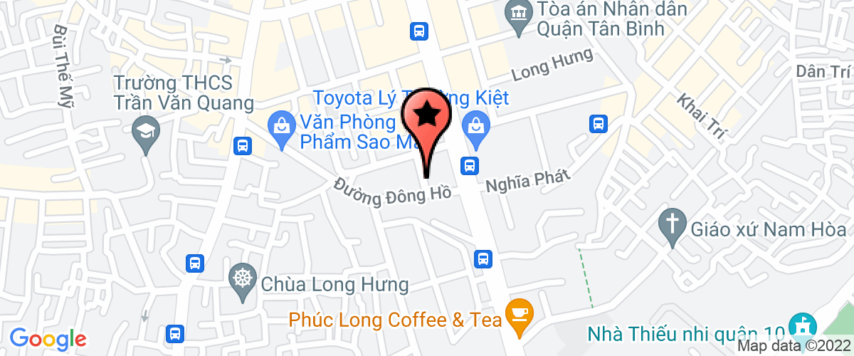 Map go to Linh Trang Trading Production Investment Company Limited