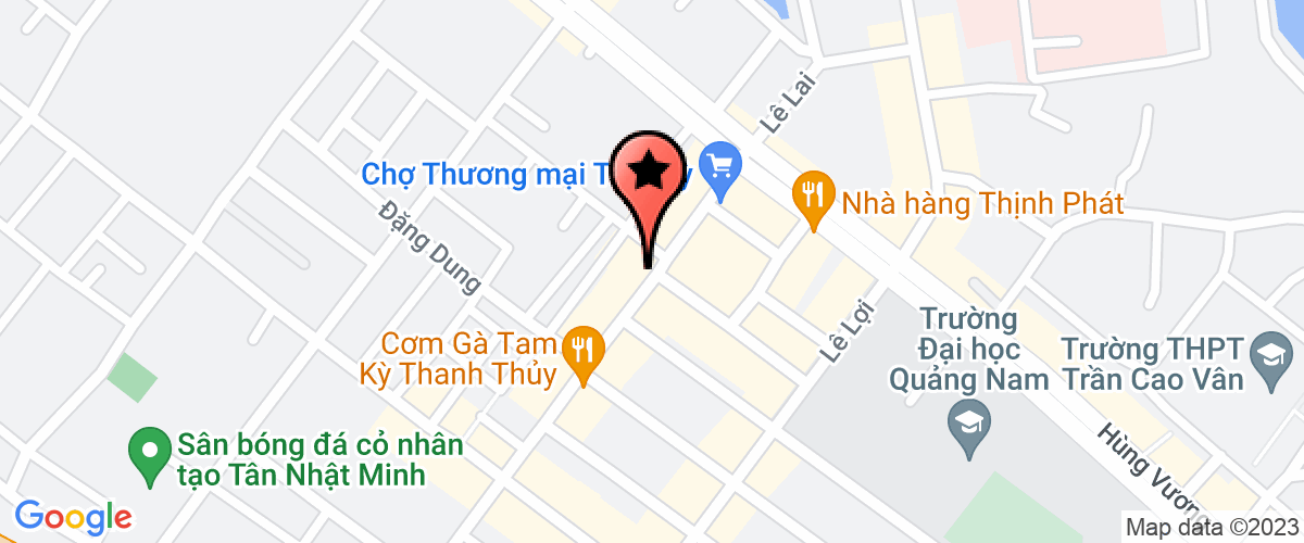 Map go to TT phat trien cac khu cum CN TM DV TP. Tam Ky
