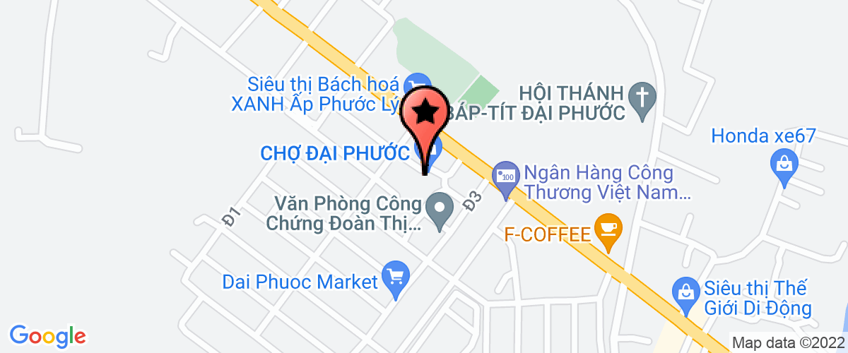 Map go to Ngoc Bien Dai Phuoc Company Limited