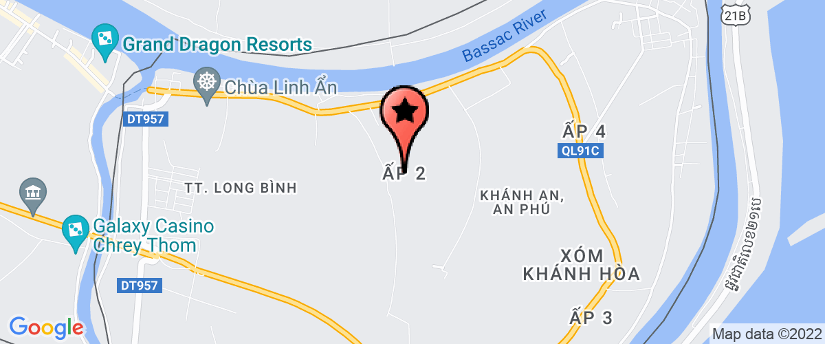 Map go to B Khanh Binh Elementary School