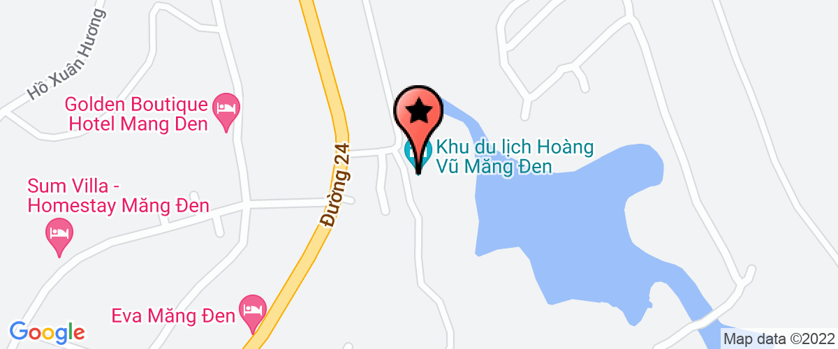 Map go to Mang Den Green Joint Stock Company