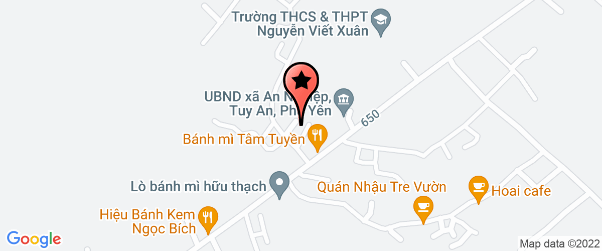 Map go to Sen Vang Phu Yen Company Limited