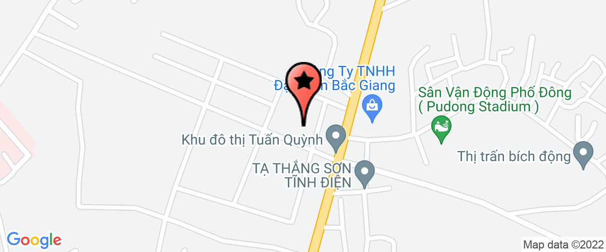 Map go to Phong lao dong thuong binh xa hoi Viet Yen District