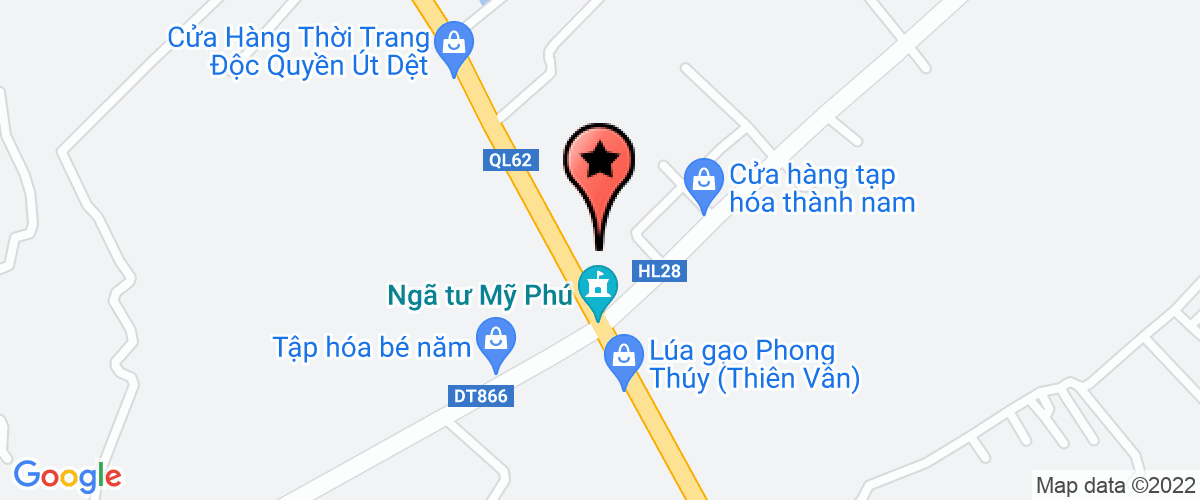 Bản đồ đến ủy ban nhân dân xã Mỹ Phú