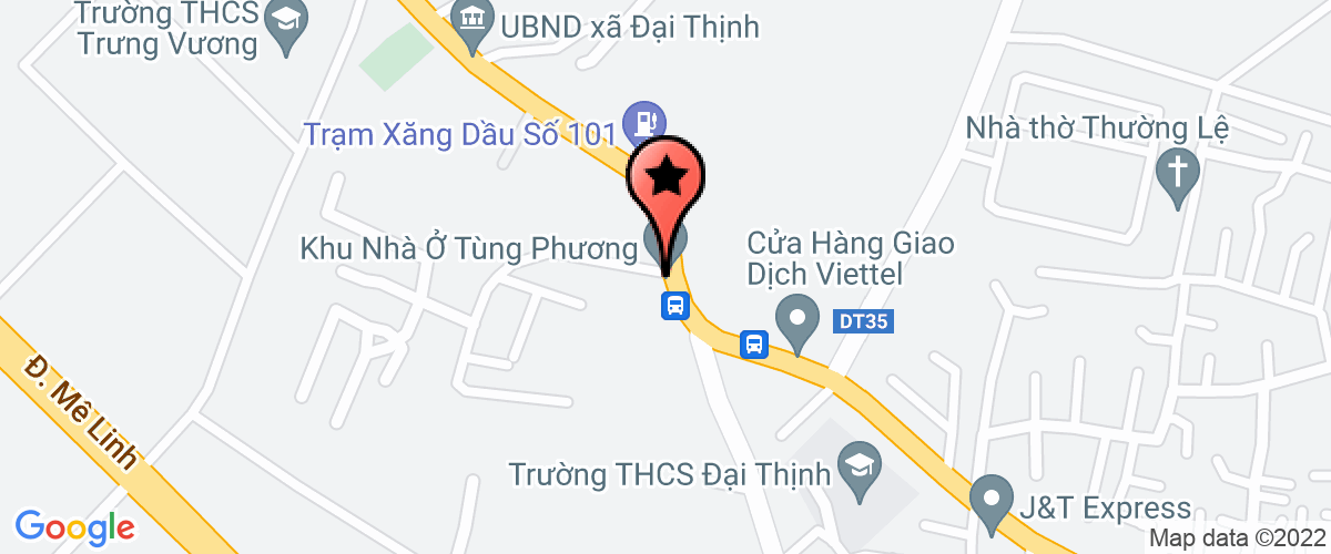 Map go to Agari Hoang Vy - Branch of Me Linh Company Limited