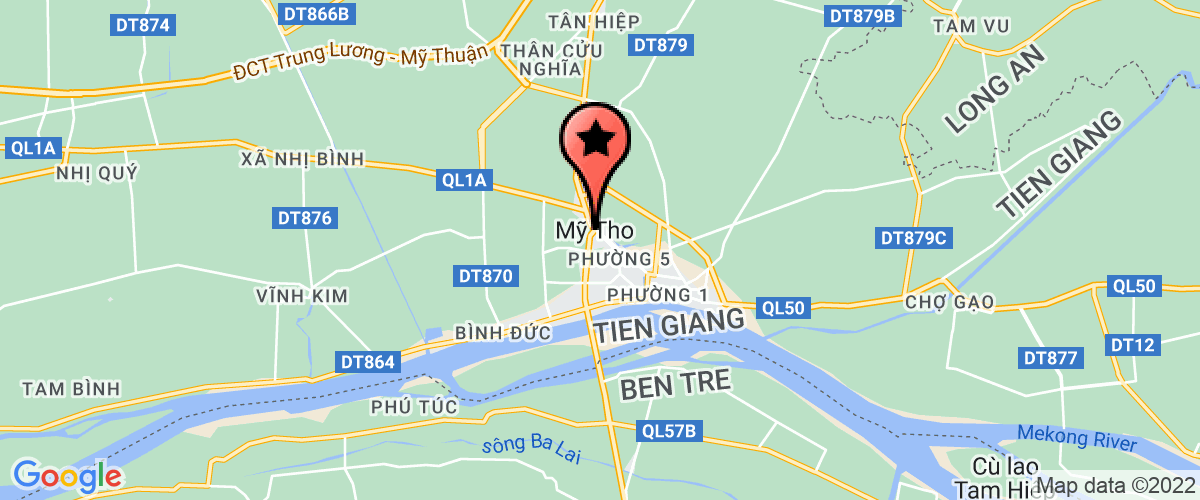 Map go to Con Dieu Vang Company Limited