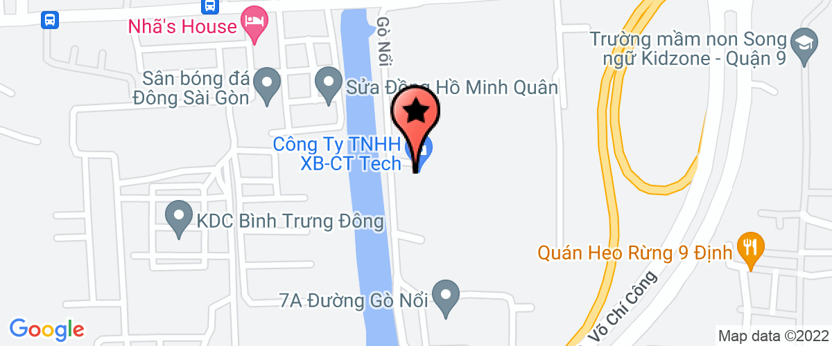 Map go to O To Nguyen Phat Repair Service Company Limited