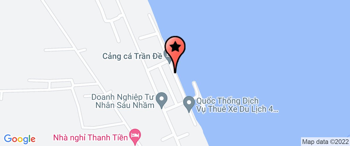 Map go to Thanh Tien Seafood Private Enterprise