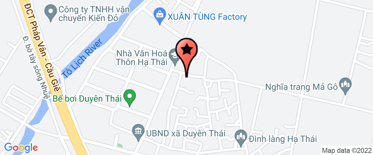Map go to son mai Thai Son Company Limited
