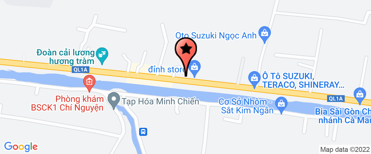 Map go to mot thanh vien my thuat va dao tao nghe Thanh Phong Company Limited