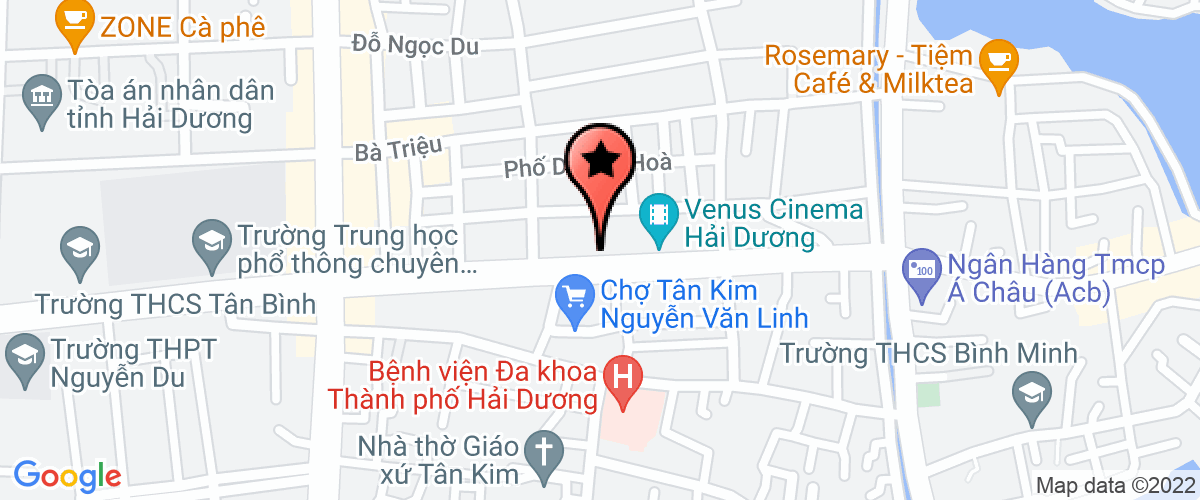 Map go to Van Trang Spa One Member Company Limited