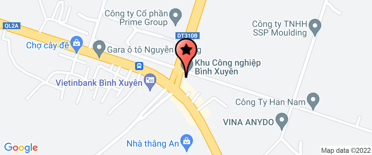 Map go to Piaggio Viet Nam Co.,Ltd